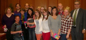 Even law students like coloring books! They were a big hit, along with the Tinker message of First Amendment rights for youth!