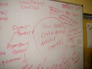 Math class at Road to Success (no kidding!)