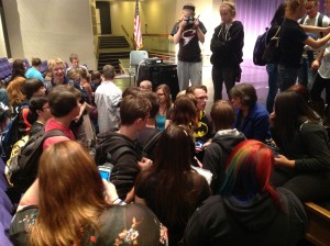 bellevue crowd after