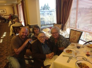 Front: Isodore Starr, Margaret Fisher. Back: Mike Hiestand, Mary Beth Tinker 