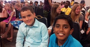 Samareesh and Brice, "there is still slavery in the world."