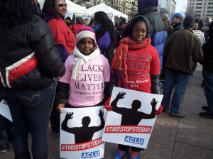 Anaya, 11 years old, and Nevaeh, 6 years old at the capital Dec. 13th, 2014