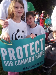 Kids attend rally for the Pope in DC 