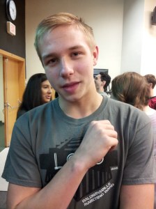 Will, at Baldwinsville HS, is using his rights to stand up for campaign finance reform