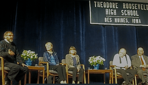 From left, John Tinker, Kathy Collins Reilly, Mary Beth, Bruce Clark & Tom Lane