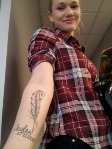 Katelynn loves her son!