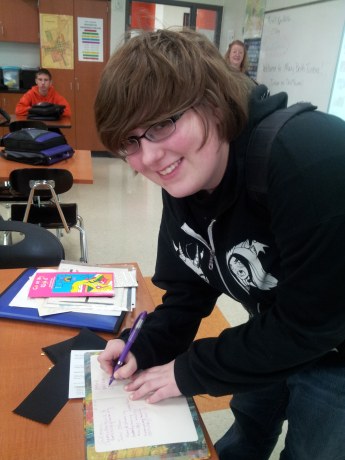 Emma is an 8th grader at North Union MS in Richwood, OH. She's standing up about "dress code & LGBT rights"